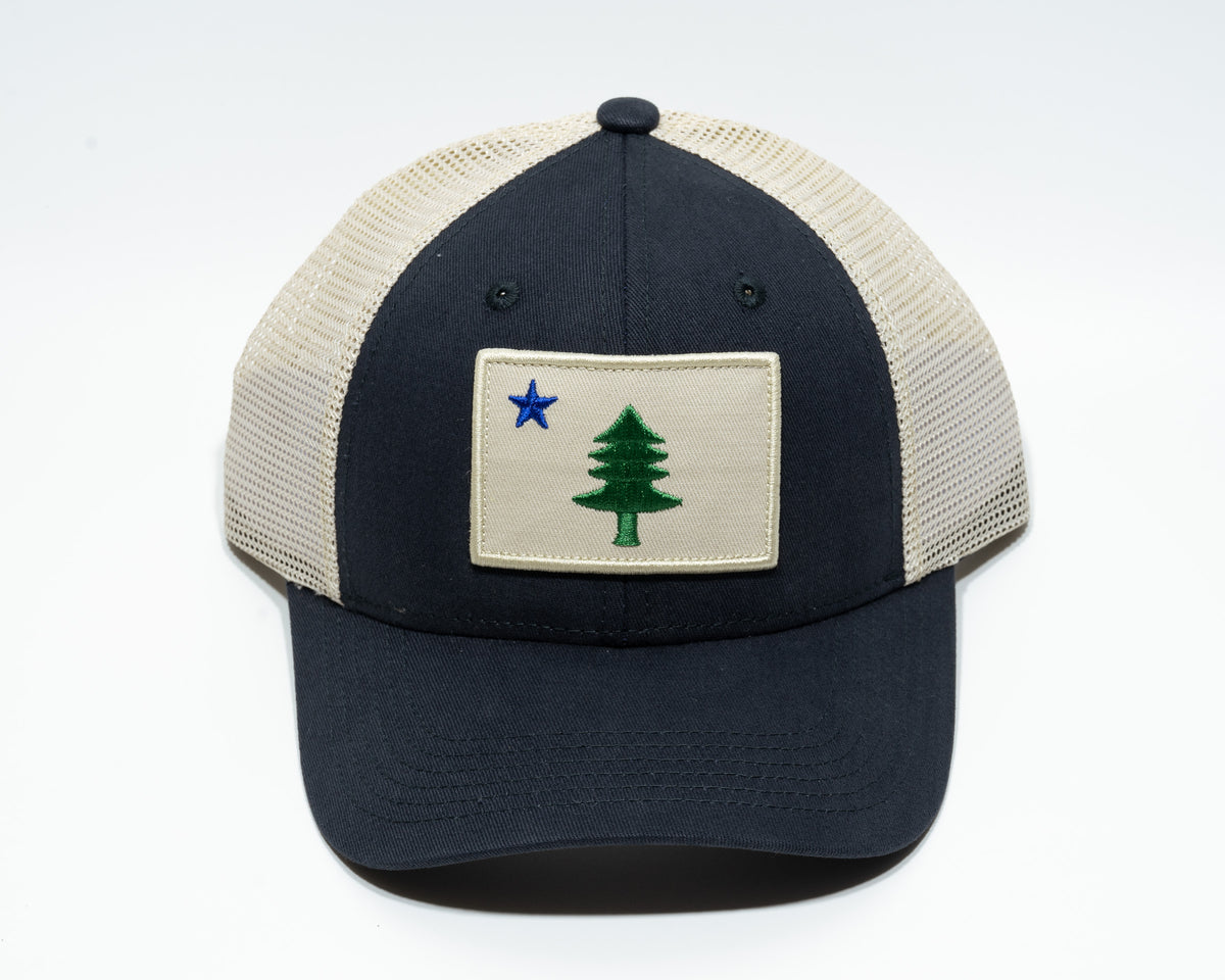 Maine State Flag Trucker Hat