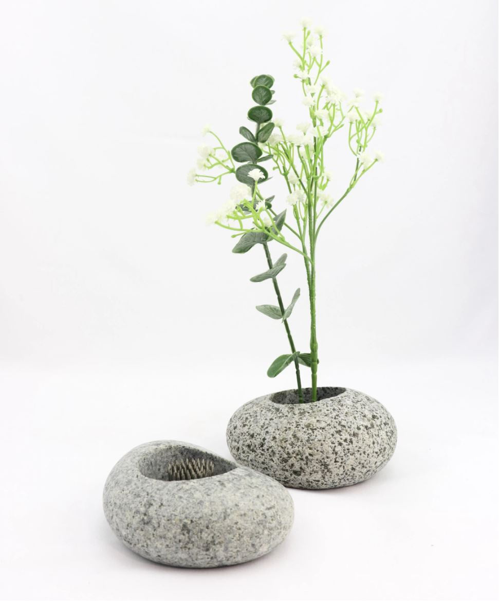 Natural Rock Ikebana Vases - Main