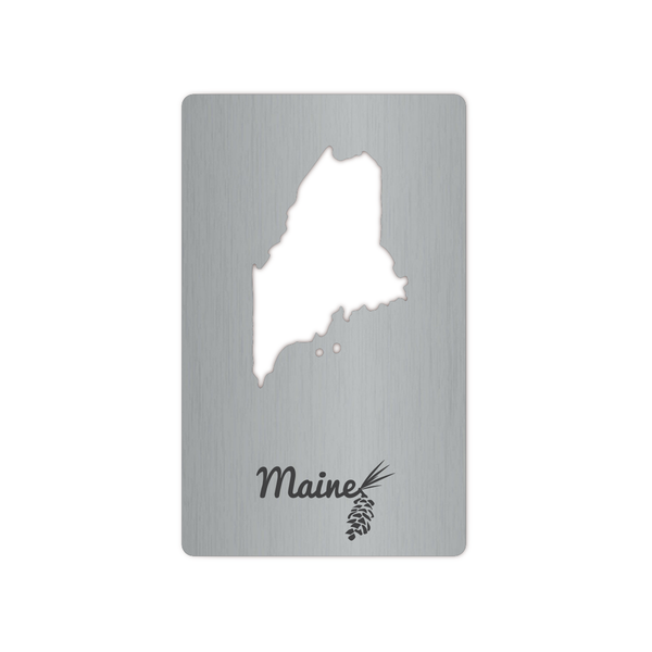 Maine Wallet Bottle Opener Card