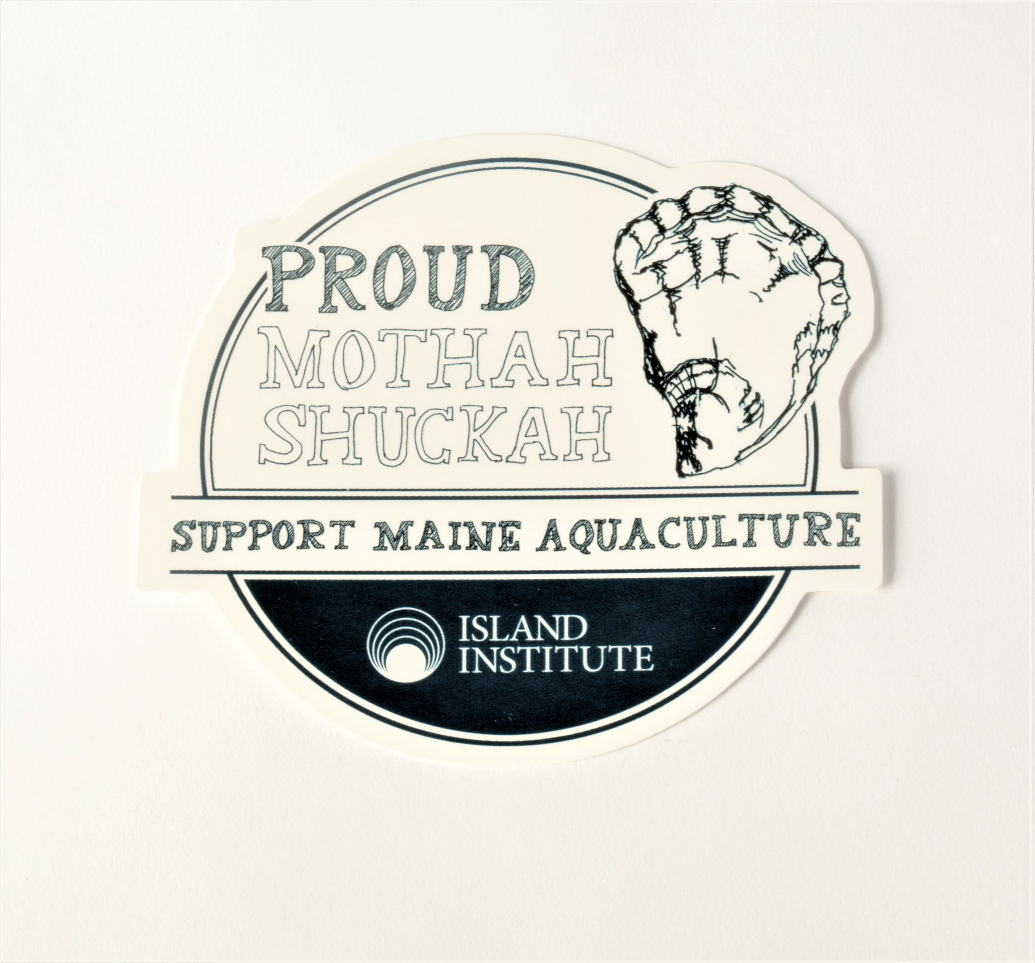 Mothah Shuckah Sticker Archipelago The Island Institute Store